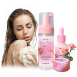 Yoni Female Intimate Foam Cleaner | Antibacterial Deep Clean | 150ml Pink Bottle | With Press Pump and Portable Design