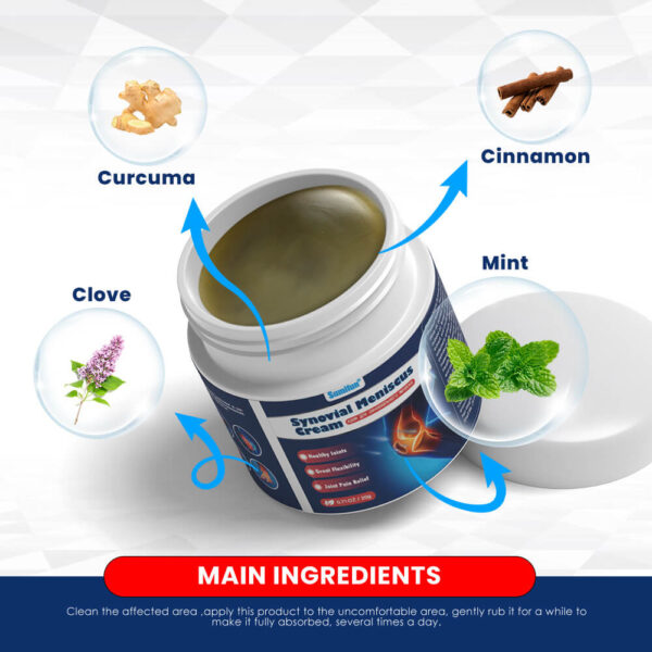 Sumifun Synovial Meniscus Cream | Joint Pain Relief | 20g Jar | For All Ages with Natural Ingredients