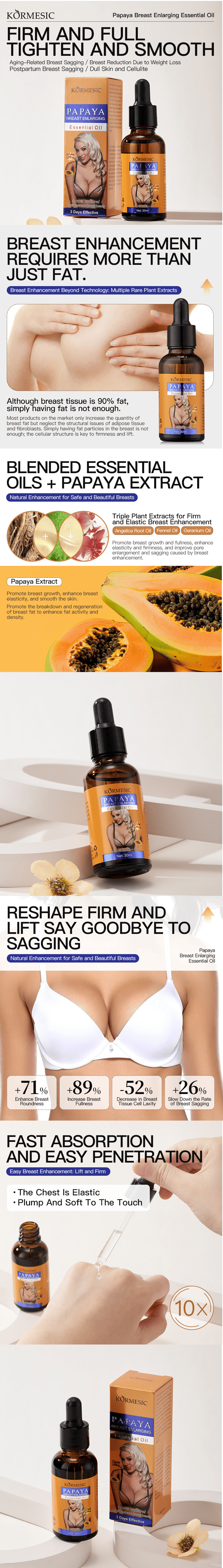 Papaya Breast Enlarging Oil