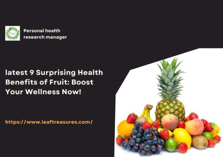 Benefits of Fruit