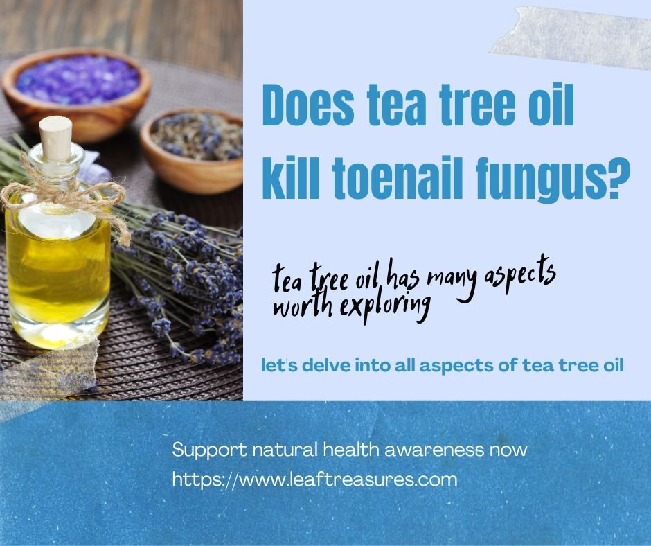 does tea tree oil kill toenail fungus