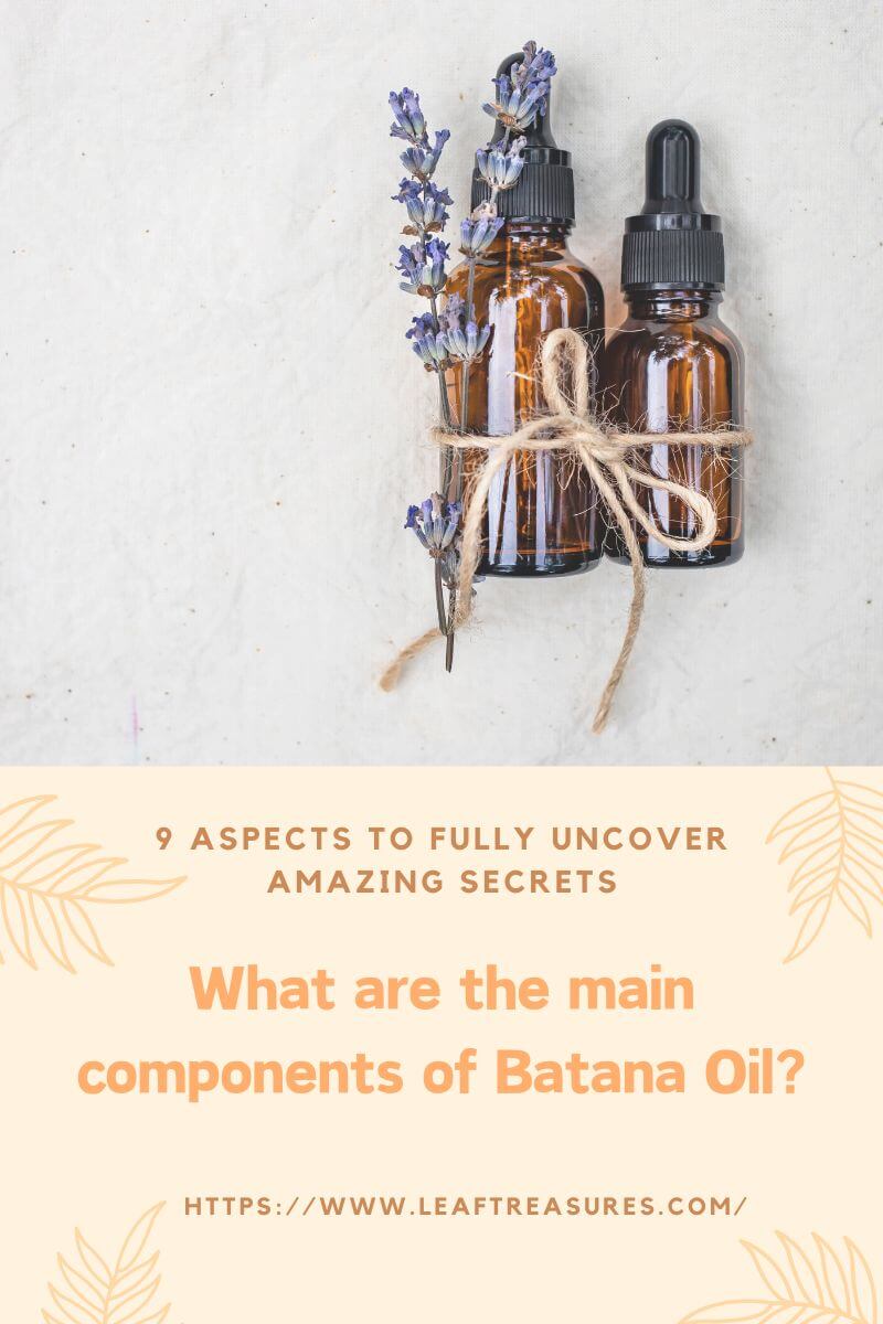 What are the main batana oil ingredients
