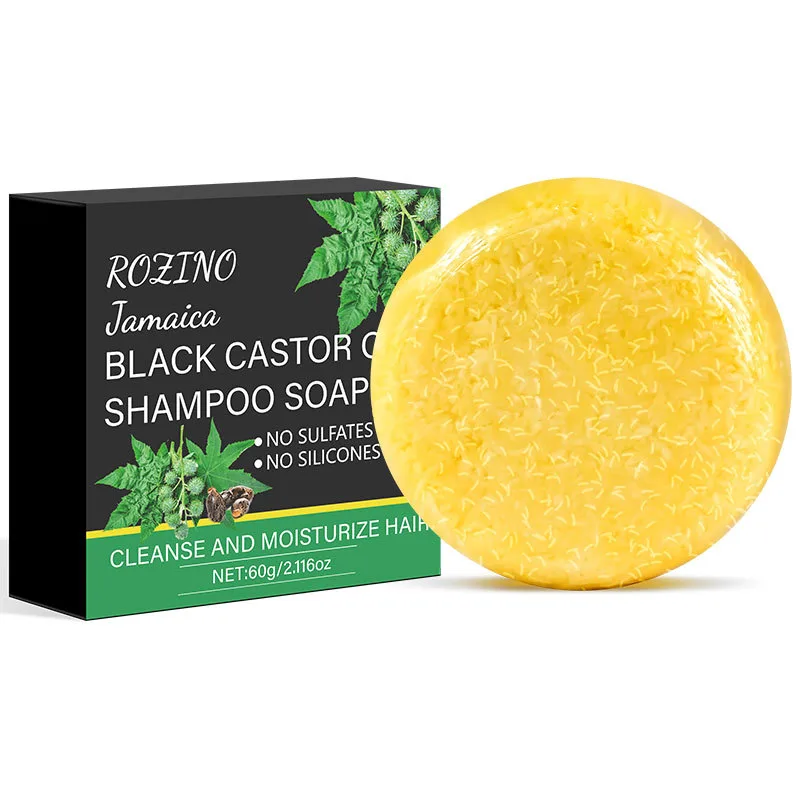 ROZINO Black Castor Oil Shampoo Soap 01 CASTOR OIL SOAP
