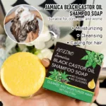 Rozino Black Castor Oil Shampoo Soap - Image 2